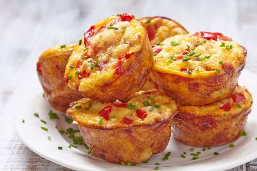 Egg and Veggie Muffin with Parmesan